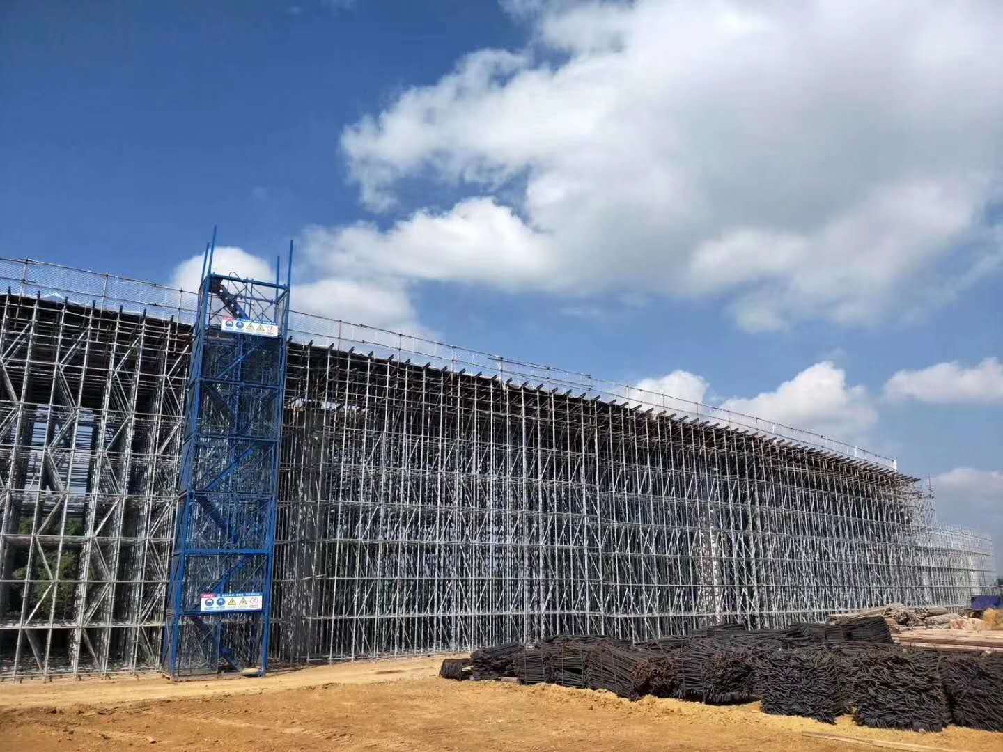 盤扣腳手架搭建周期短，經(jīng)濟效益好！