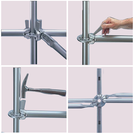 盤(pán)扣式腳手架主要有哪些配件組成(圖1) 盤(pán)扣式腳手架主要有哪些配件組成(圖1)